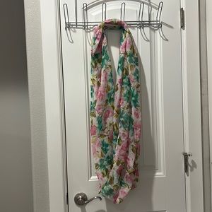 Floral Infinity Scarf NWOT